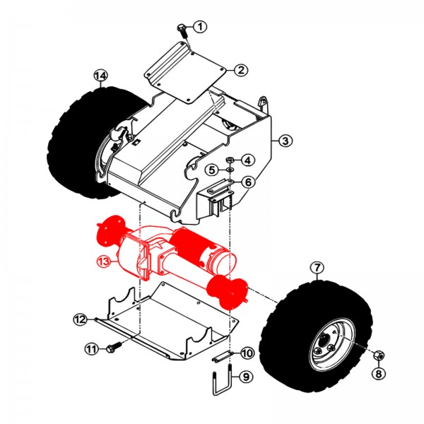 Multiquip 70-7000 Transaxle