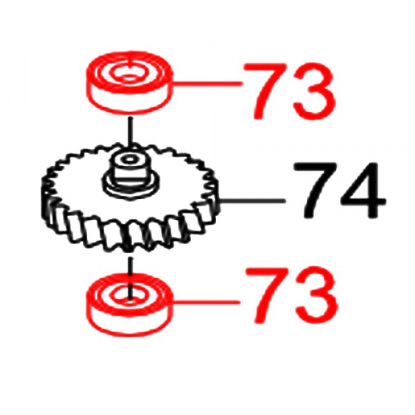 Multiquip 7101010 Bearing 6000Z MB25A