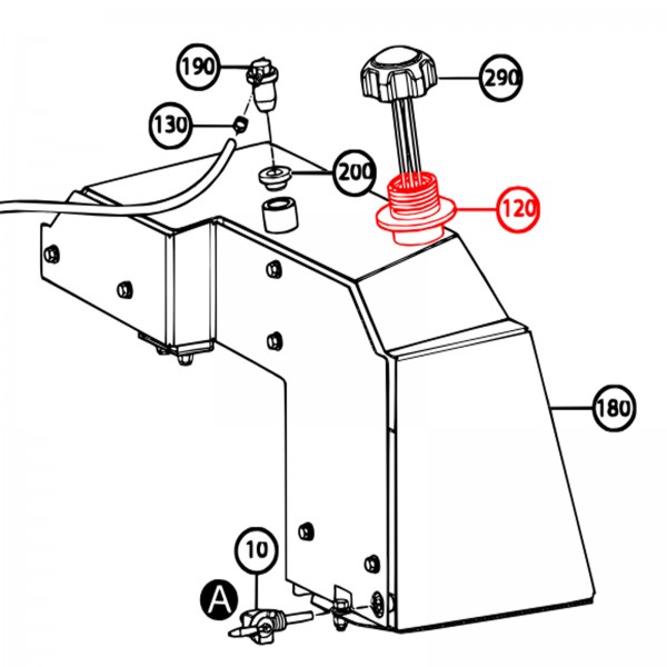 Multiquip 802006 Seal, Fuel Tank WBH-16