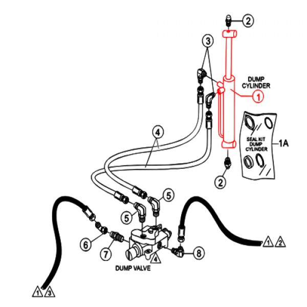 Multiquip 803747 Cylinder