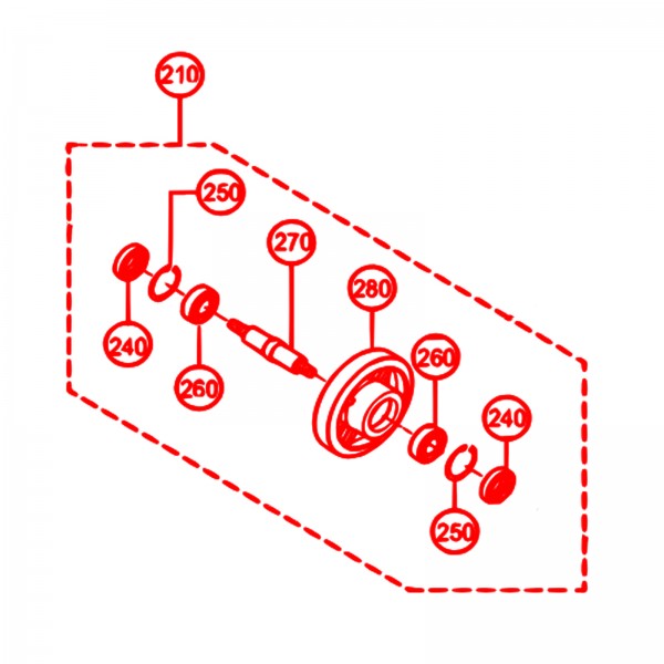 Multiquip 806219 Wheel, Tension