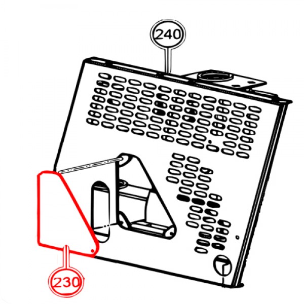 Multiquip 806437 Left Panel, Servie Access