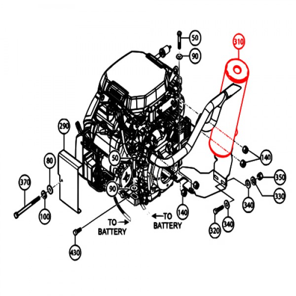 Multiquip 806993 Muffler Assmebly, Engine