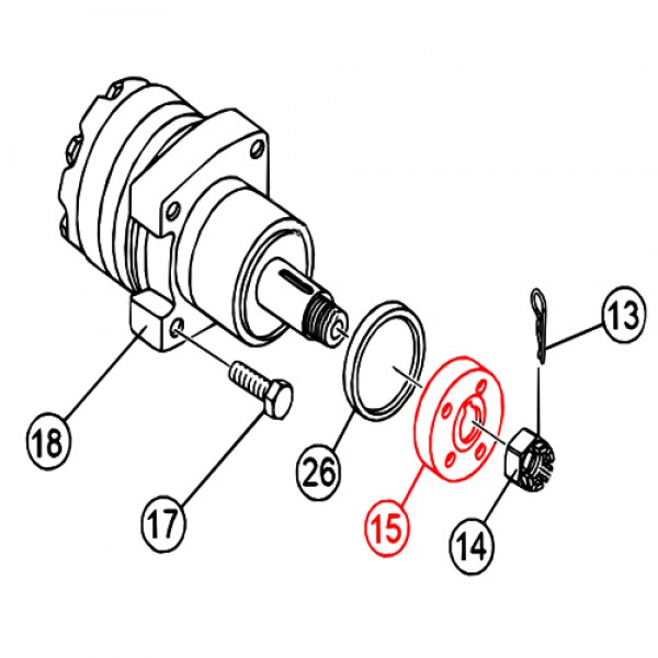 Multiquip 809428 Hub, Brake