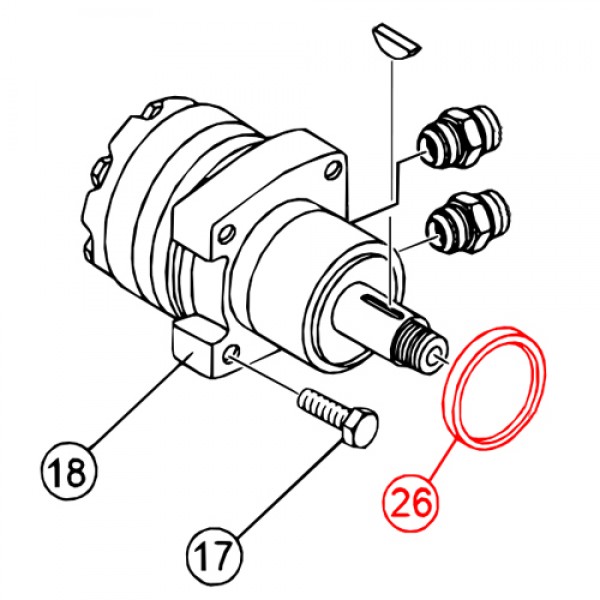 Multiquip 809610 Spacer, Ring