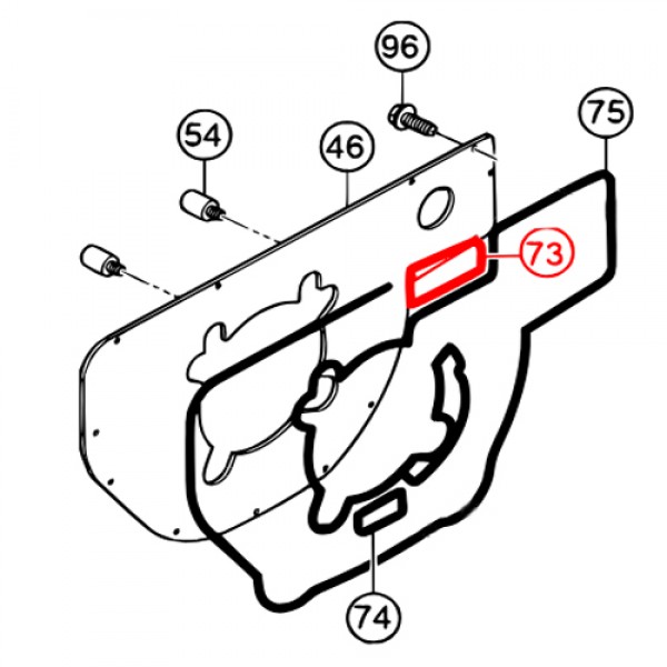 Multiquip 8910670460 Silicono-Ring 1, QP3THX