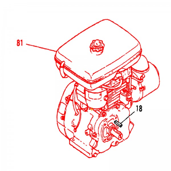 Multiquip 912216006 Engine Assy, GX160K1QMX2