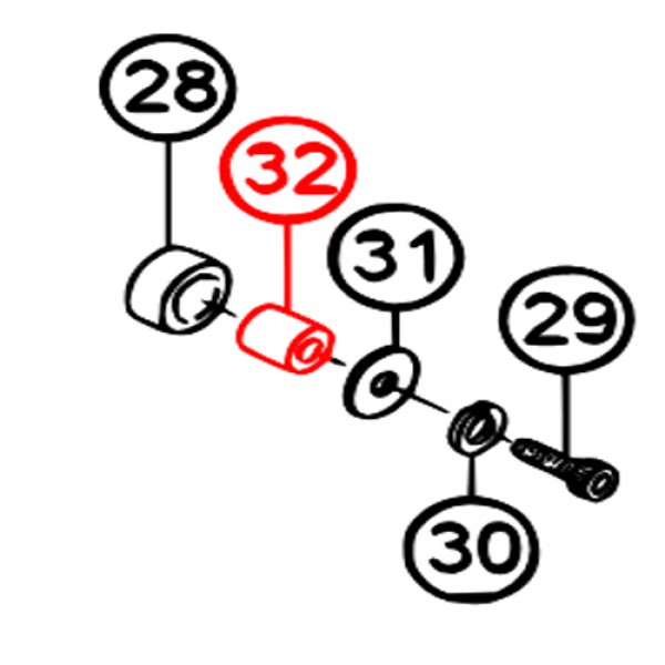 Multiquip 952408790 Collar MVH408DZ