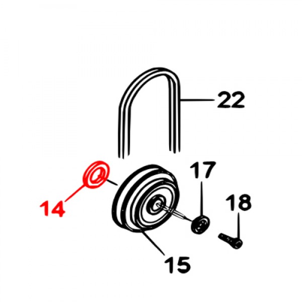 Multiquip 952409670 Spacer 20X25X10 (JP)