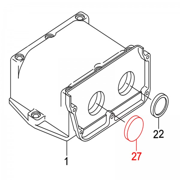 Multiquip 953405580 Cap Seal MVH120