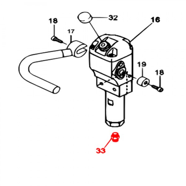 Multiquip 954003150 Male Connector, O-Ring 1/4