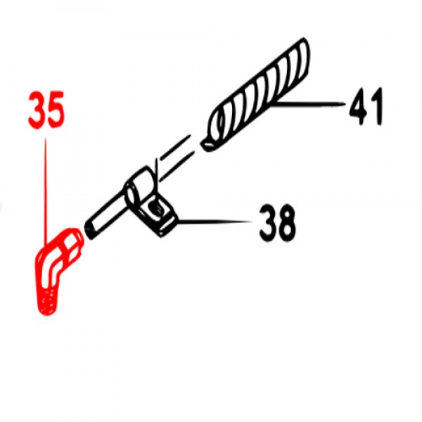 Multiquip 954410070 Connector PT, Tube, MVH308/MVH408