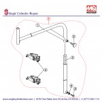 Multiquip A000028100 OFFSET POLE ASSY