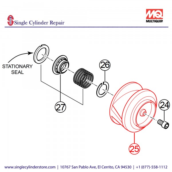 Multiquip APRD241091 Impeller