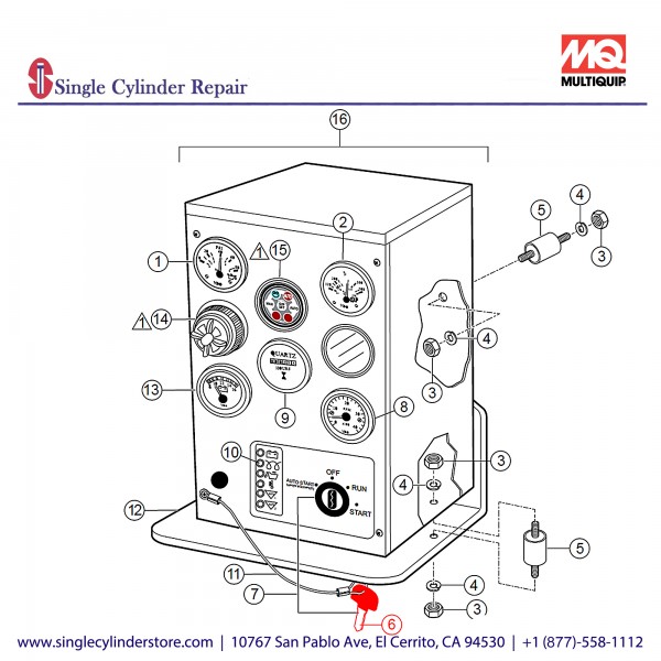 Multiquip APRD3139 KEY