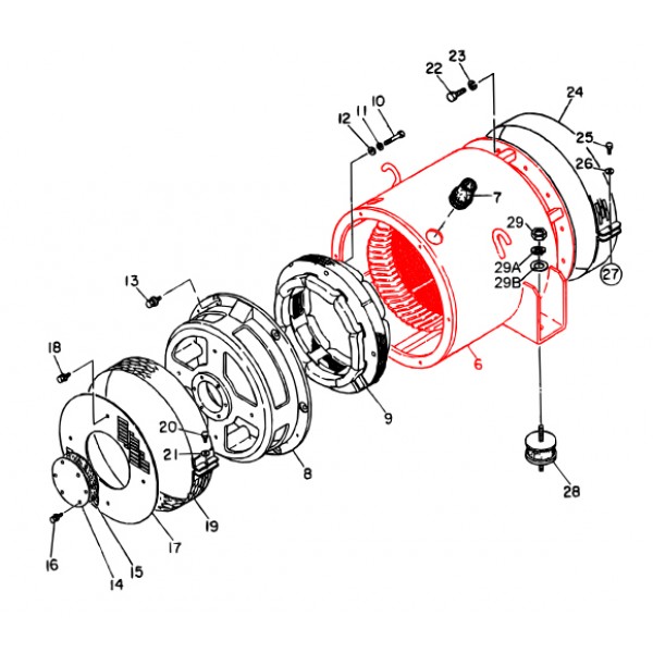 Multiquip B5130000103 Stator Assy DCA-70USI (JPN)