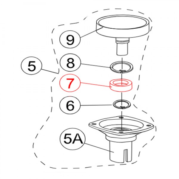 Multiquip BF2642C Bearing Centrifugal Housing DSB-150M