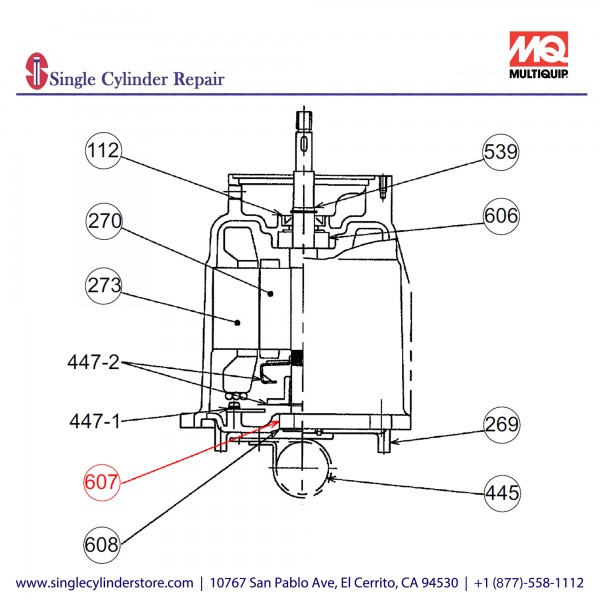 Multiquip C5B6201Z00 Bearing 