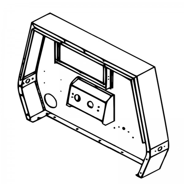 Multiquip E2444002602 Rear Frame, DIS185SSI4F (KY)