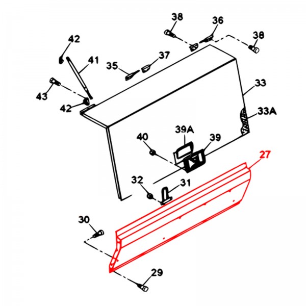 Multiquip E2454201213 Splasher Panel, DIS185SSI4f (KY)