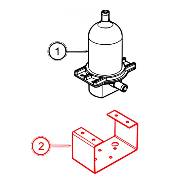 Multiquip EE1266 Bracket,Kim Hotstart water Heater Mtg,A