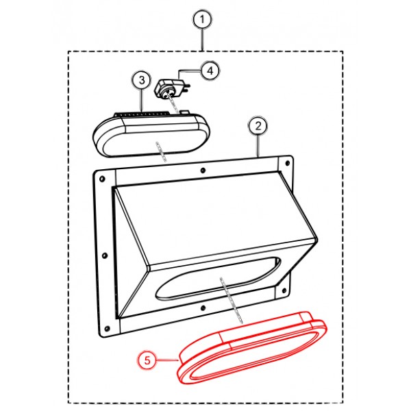 Multiquip EE26313 Grommet, Exterior Lights