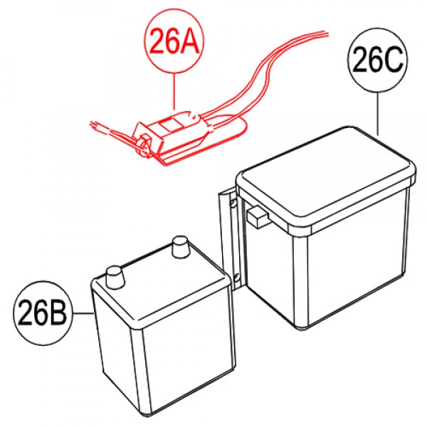 Multiquip EE43519 Electric Breakaway Switch