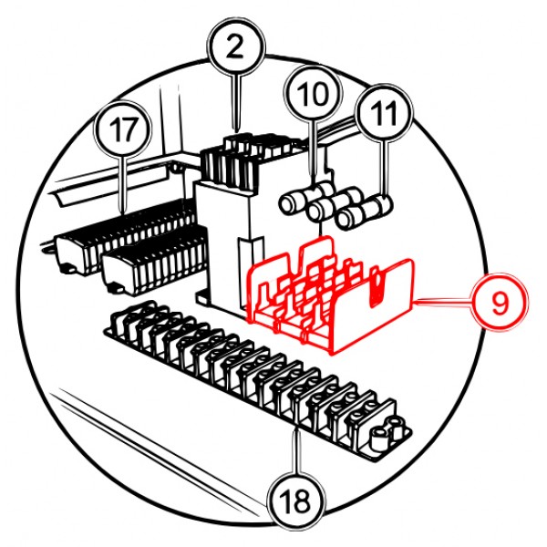 Multiquip EE5816 Buss Fuse Block Holder