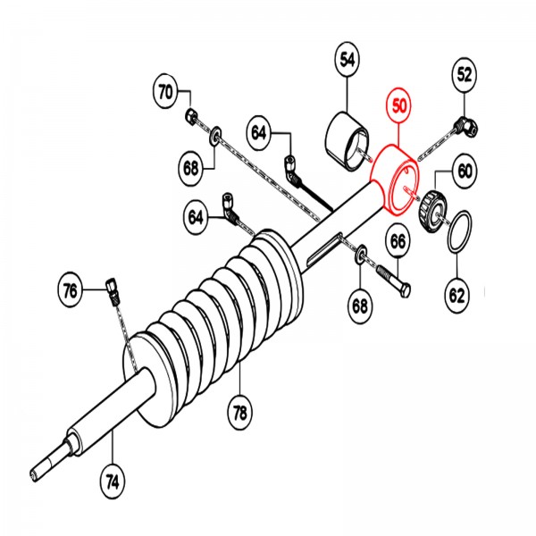 Multiquip EM14806 Piston Guide C30HD