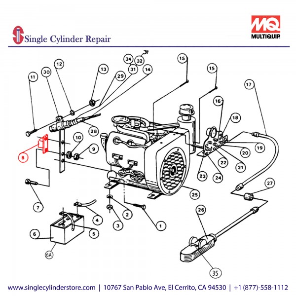 Multiquip EM20705 RELAY 