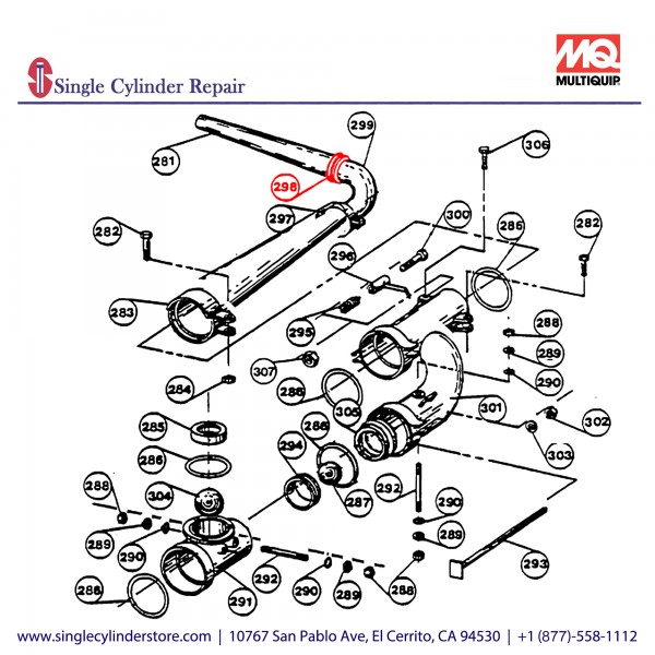 Multiquip EM23840 COUPLING