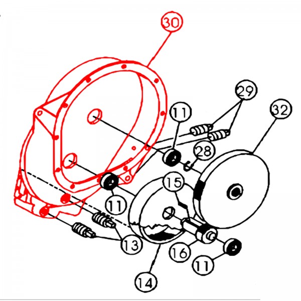 Multiquip EM600012 Main Housing 600012