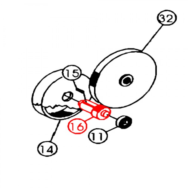 Multiquip EM600131 Output Drive Pinion