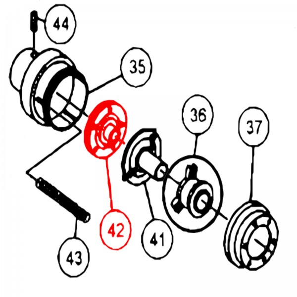 Multiquip EM934041 Driven Member