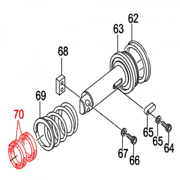 Multiquip H9USH35456 Packing Rod Seal HBC-19