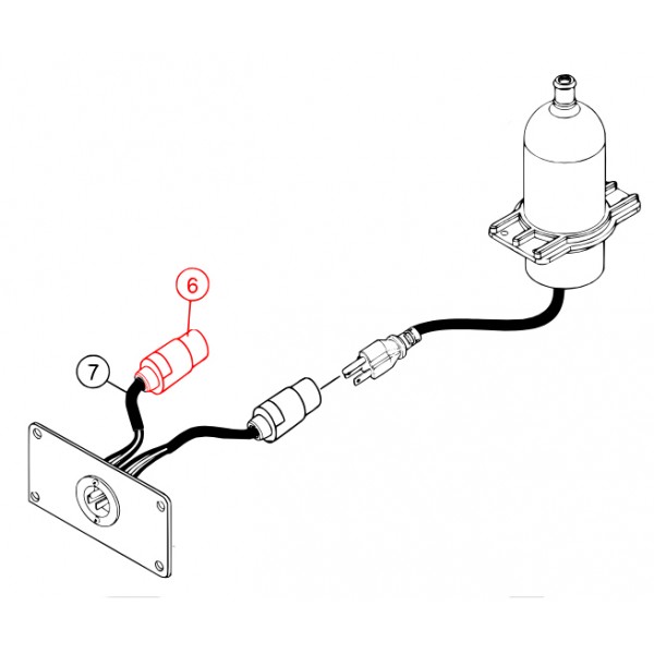 Multiquip HBL5369C Connector, 20amp, 125V