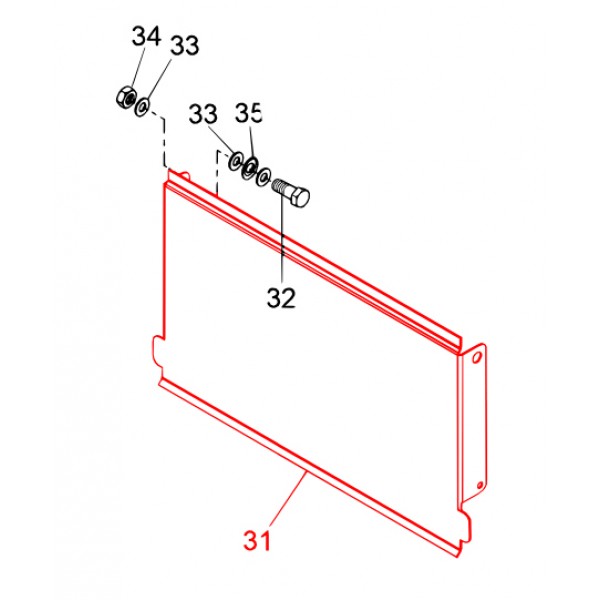 Multiquip M1237100203 Terminal Cover(Parent#) Denyo