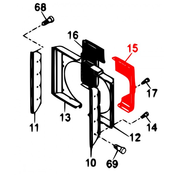 Multiquip M1311300703 Fan Guard (E-Coat) Denyo