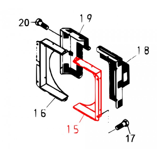 Multiquip M1311600203 Fan Shroud E-Coat Denyo