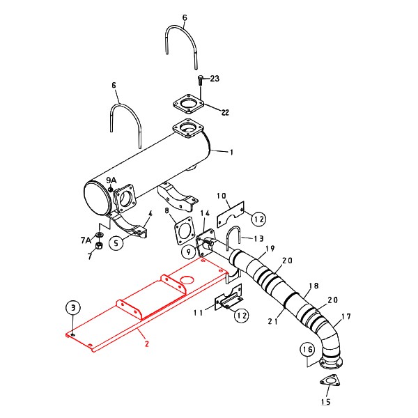 Multiquip M1331400103 Doc BRKT Denyo