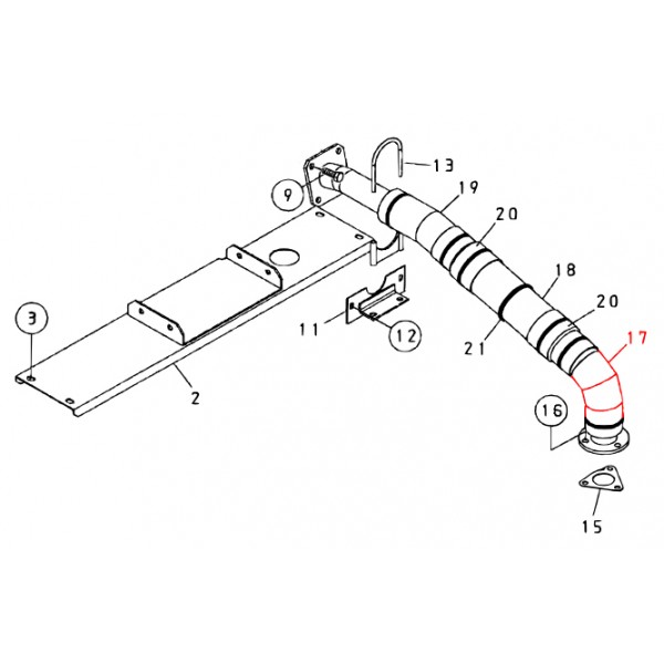 Multiquip M1331400504 Exhaust Heat Shield A Denyo