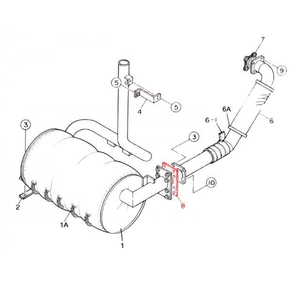 Multiquip M1333200214 Gasket Denyo