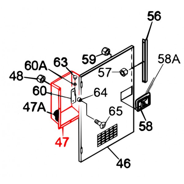 Multiquip M1454300404 Duct Denyo