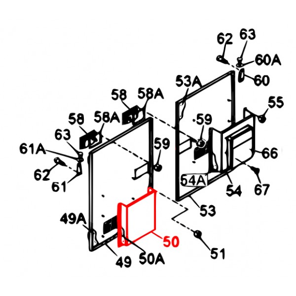 Multiquip M1454300604 Duct Denyo