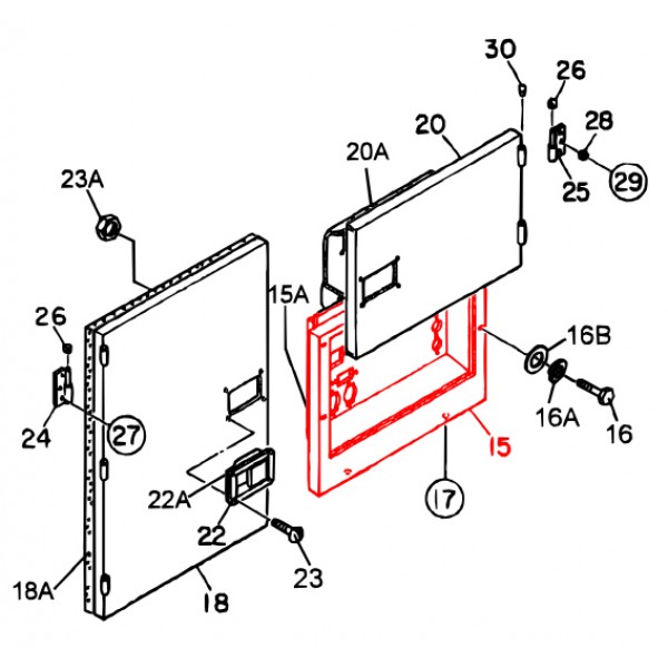 Multiquip M2453201202 Splasher Panel (Parent #) Denyo