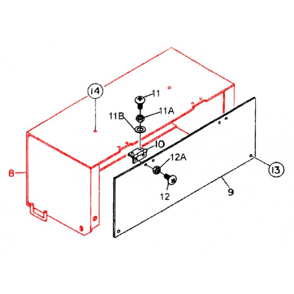 Multiquip M3236100803 Cover Terminal (Parent#) Denyo