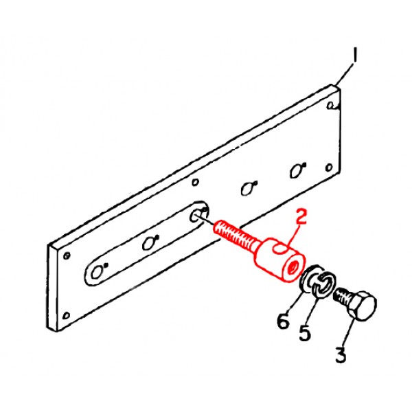 Multiquip M9220100304 Bolt Output Term 100,125,BSBM 150SSJU Tx