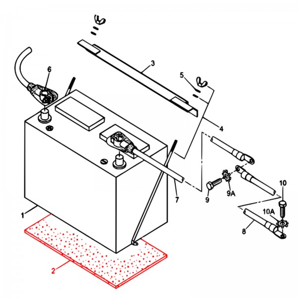 Multiquip M9310500014 Sheet Battery Denyo