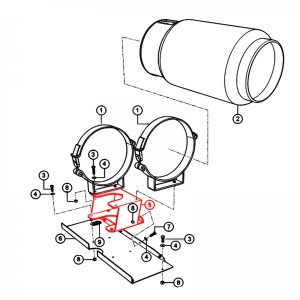 Multiquip PS150010 Tank Stand Assy - Multiquip