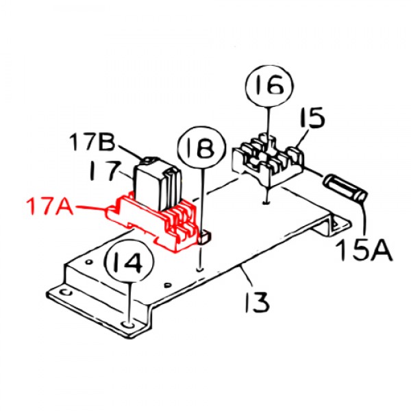 Multiquip PTF08A Relay Base